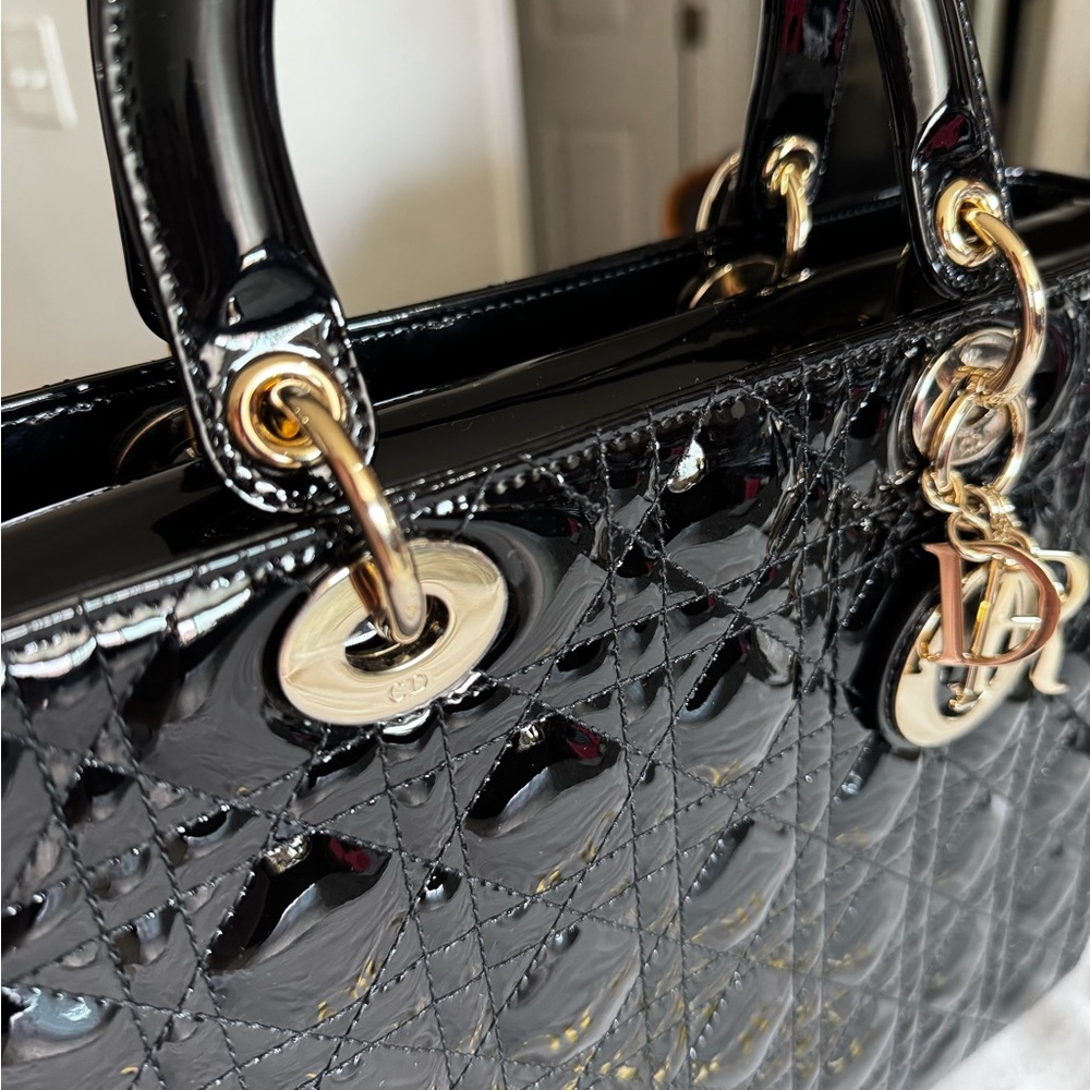 Lady Dior L Calfs kin - Picture 3 of 16